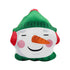Stuffed Christmas Snowman Printed Pillow - Uncommongifts.in